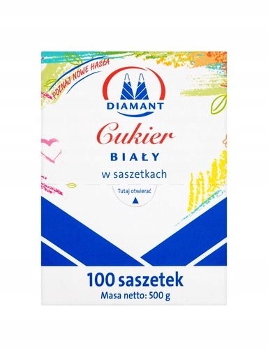Levně 5 x Diamant Cukr bílý v sáčcích 500 g (100 sáčků)