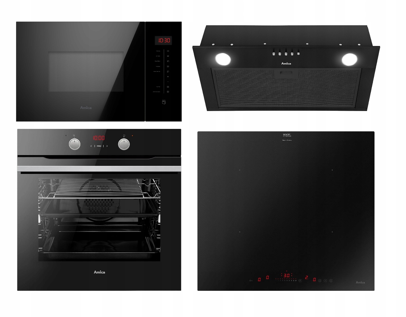 Zestaw Amica Płyta FlexiSpace Piek Okap Mikr 25l