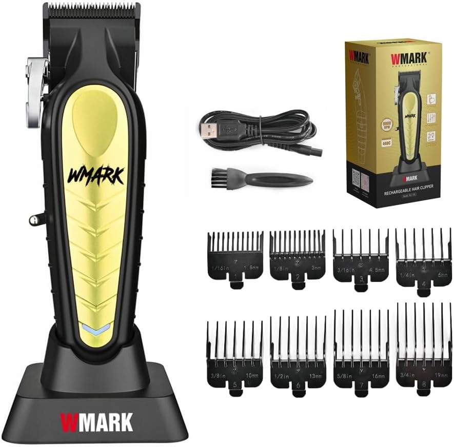 Wmark NG-138 Barber Profesjonalna maszynka do włosów i brody ostrza DLC