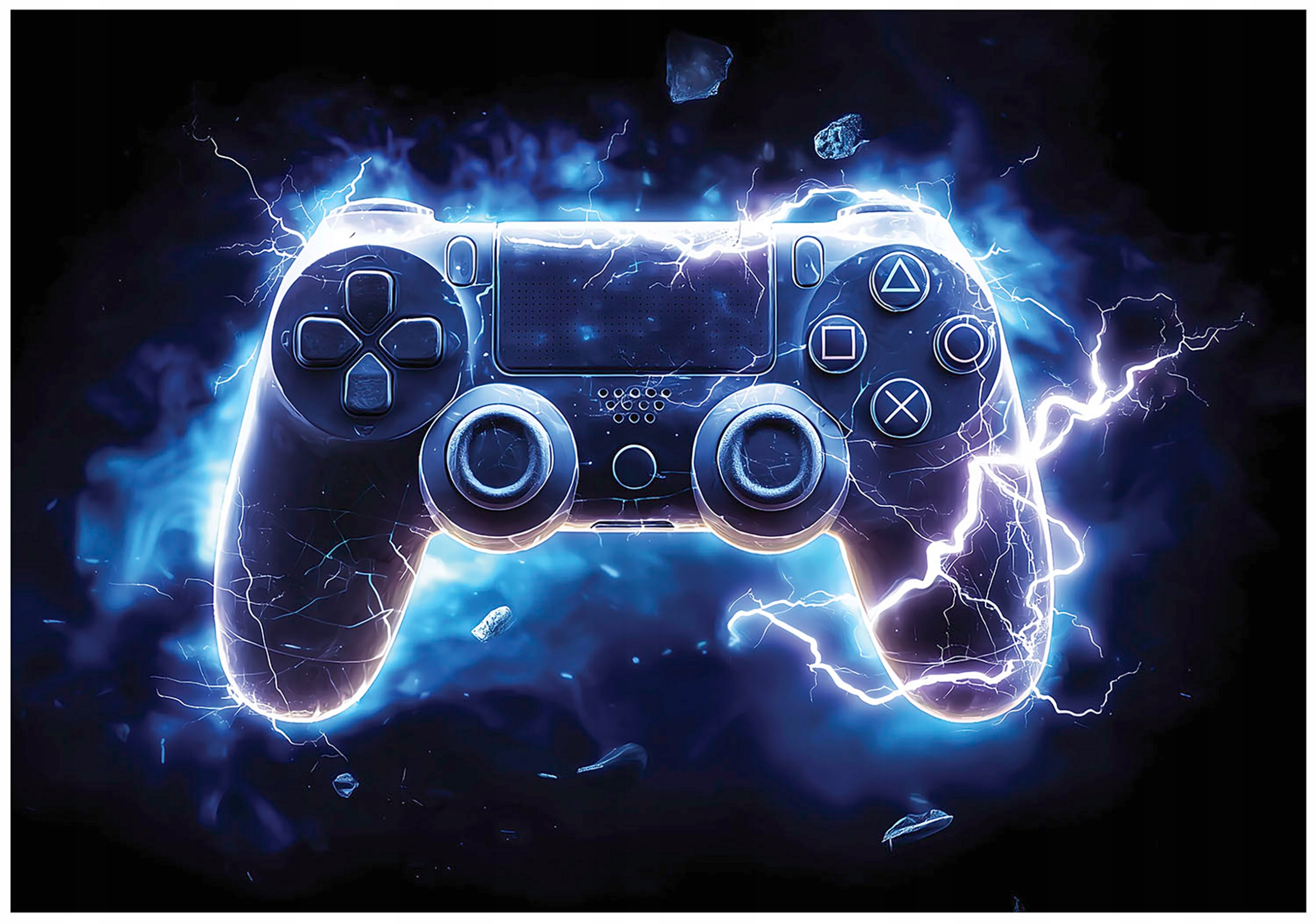 Tapeta Do Dětského Pokoje Tmavě Modrá Gaming Fototapeta Pro Děti 300x210