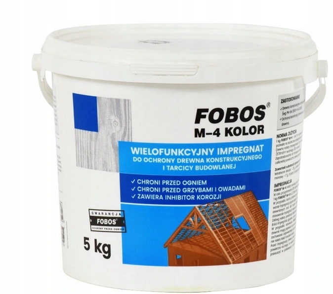 

Fobos M-4 5KG Impregnat Do Drewna Konstrukcyjnego