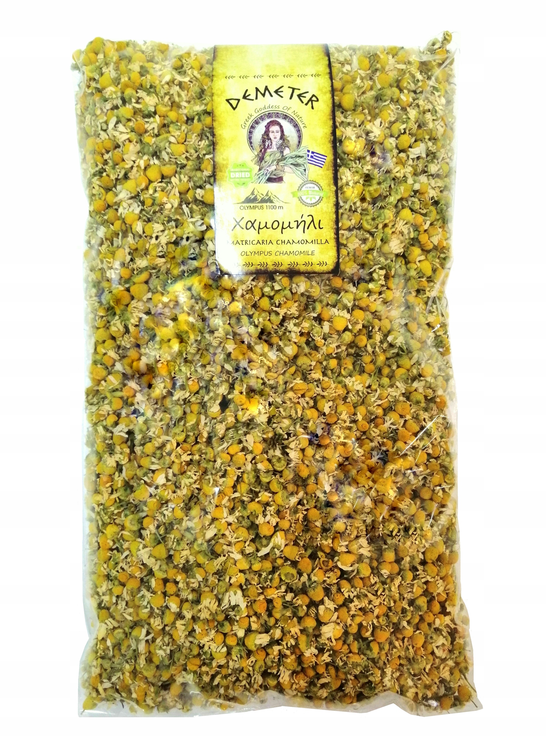 

Rumianek grecki z Olimpu 250g koszyczek jakość