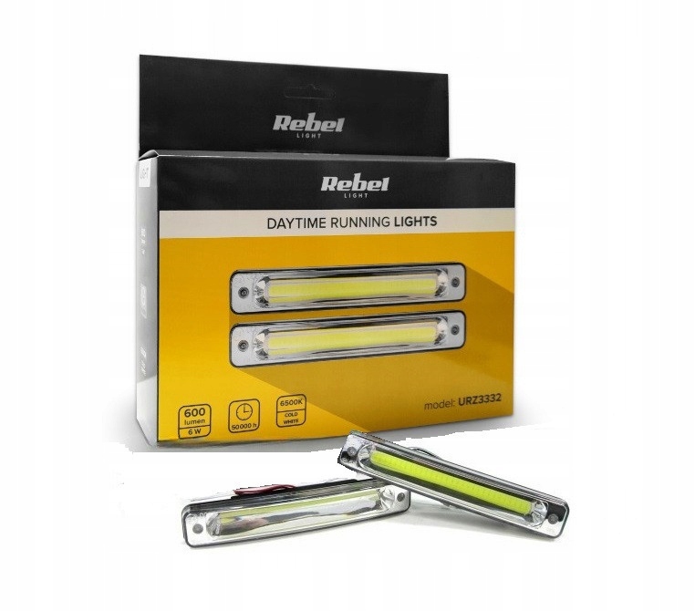 URZ3332 - Светодиодные дневные ходовые огни COB 6W с автоматическим R