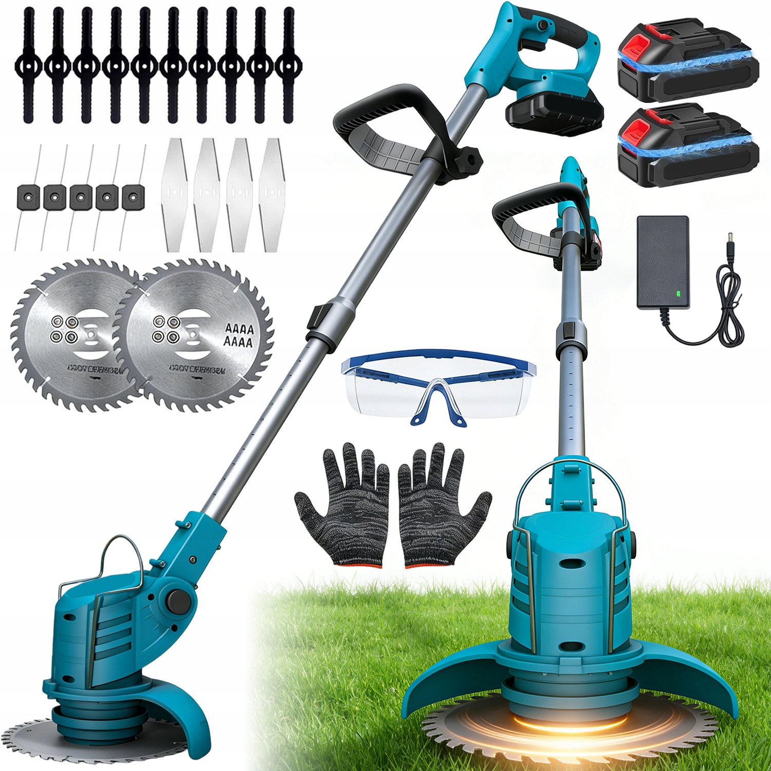 Aku Vyžínač Vyžínač Sada Teleskopických Tyčí 800 W