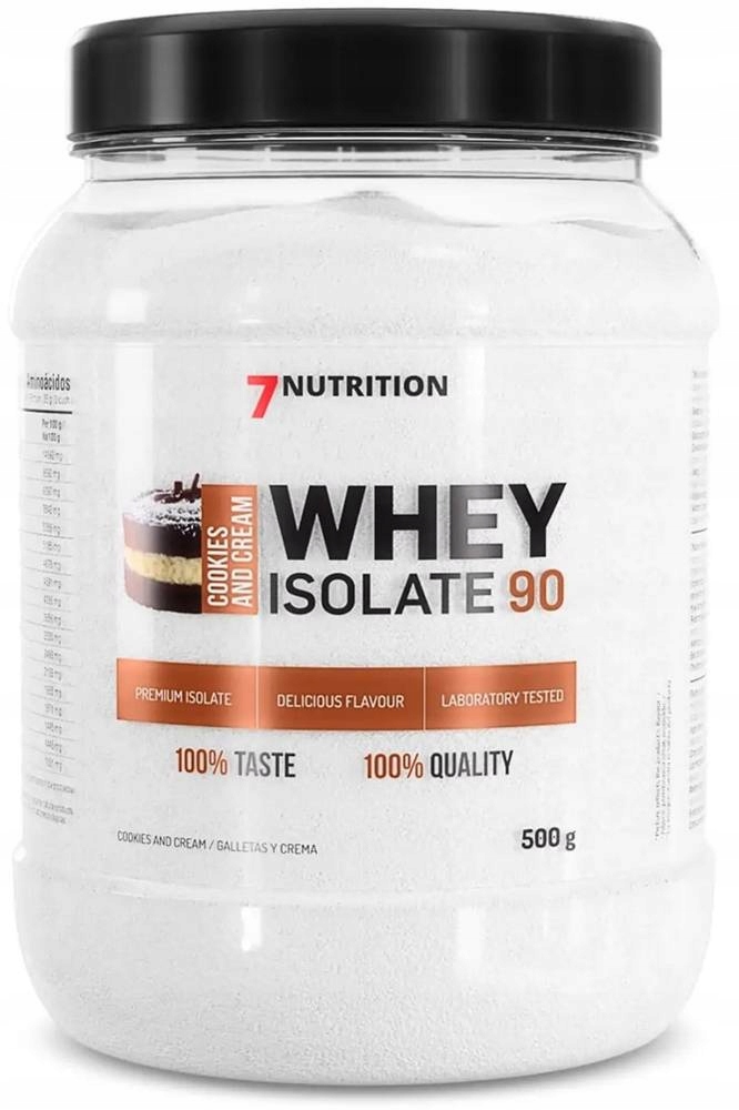 7NUTRITION Whey Isolate Wpi 90 Bílkoviny 500 g Doplněk Stravy pro sportovce