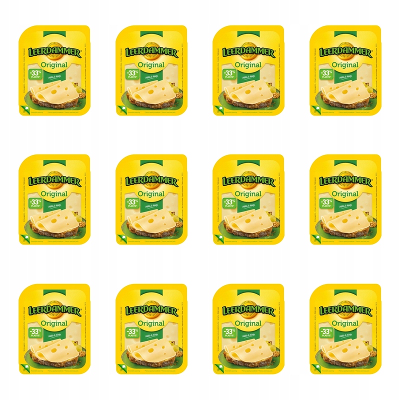Leerdammer plastry orginal 100g X12