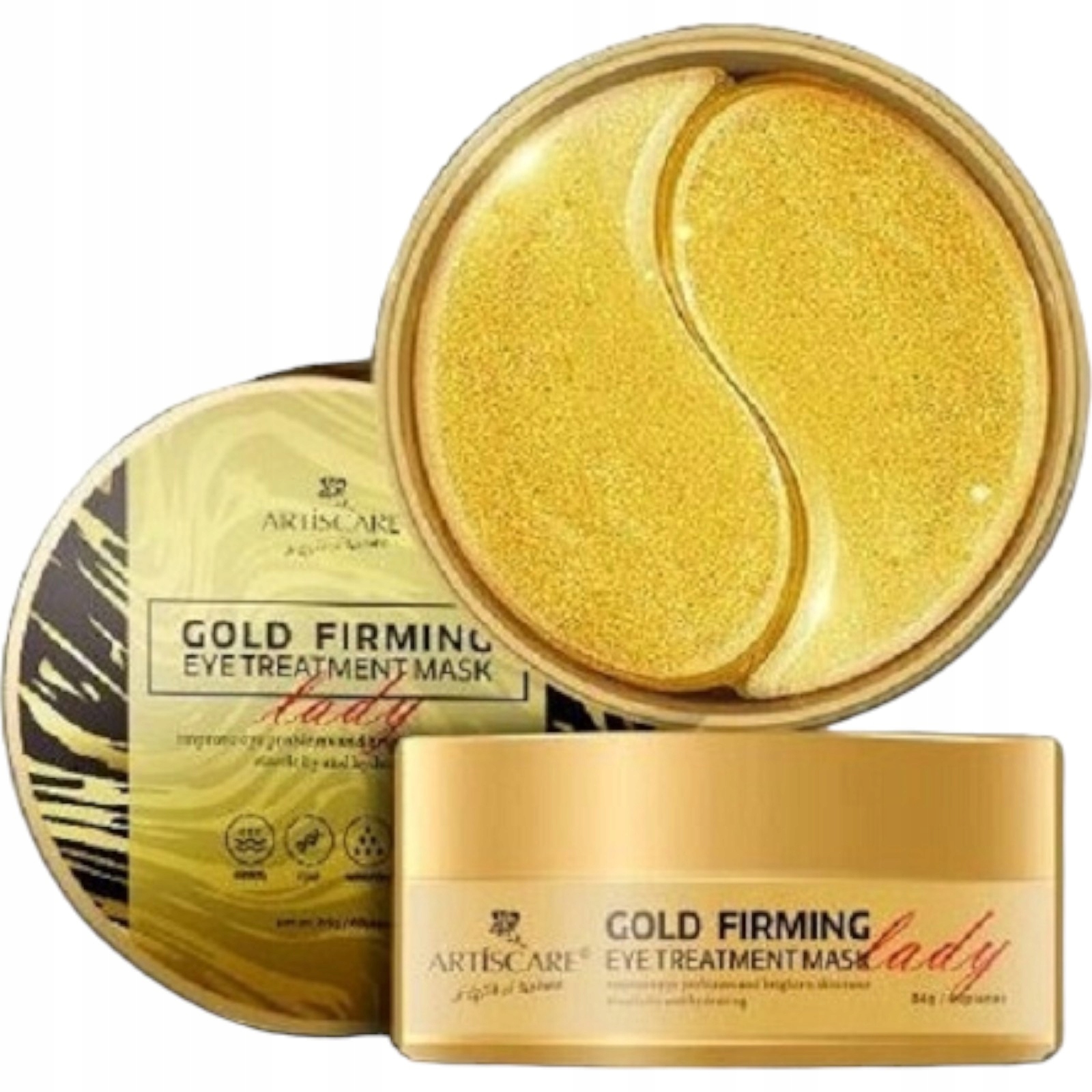 HYDROŻELOWE PŁATKI POD OCZY Z 24K ZŁOTEM Marka inna marka