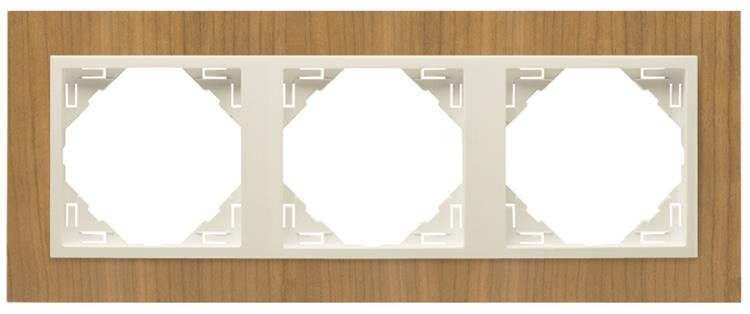 Efapel Arbore Rám 3-NÁSOBNÝ Čerešňová Perla 90930TJP