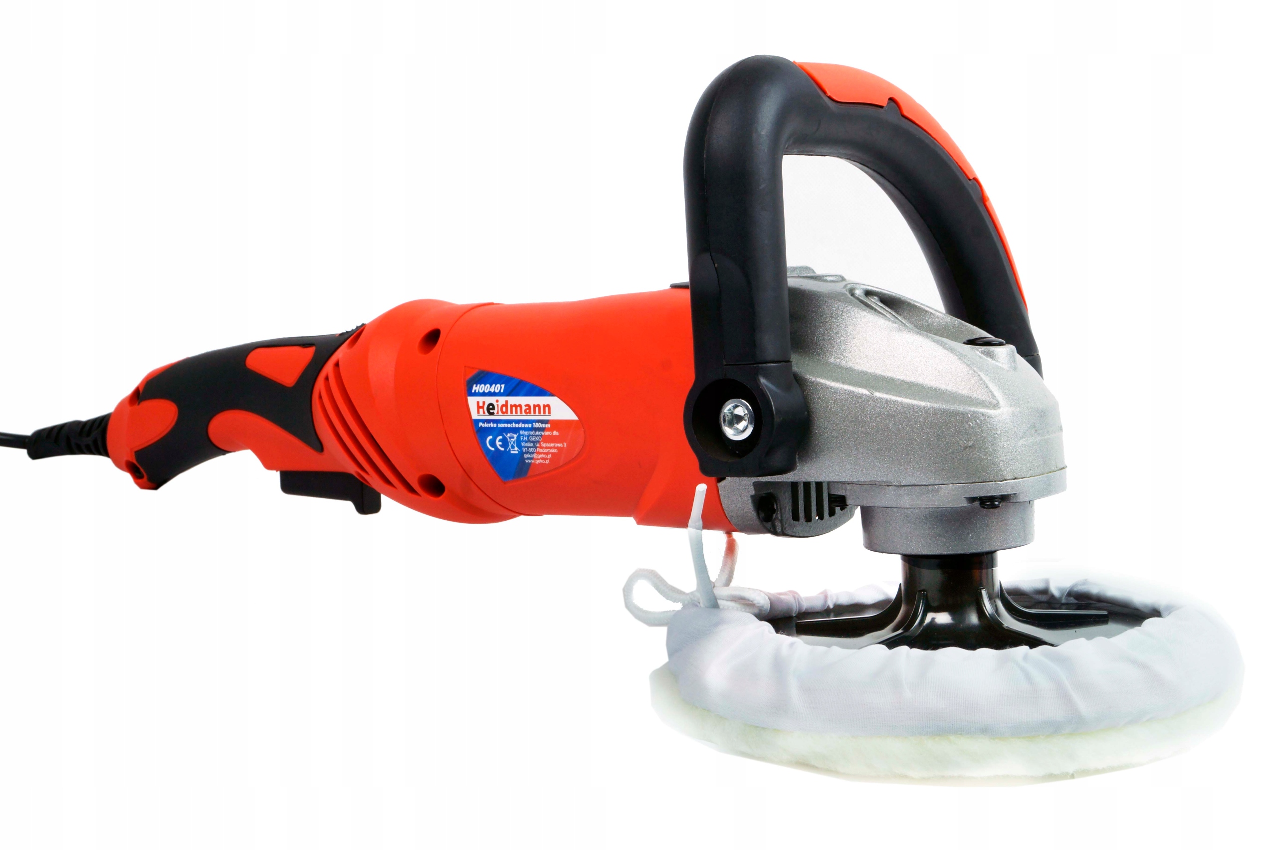 POLERKA Z REGULACJĄ OBROTÓW + GĄBKI POLERSKIE Marka Heidmann