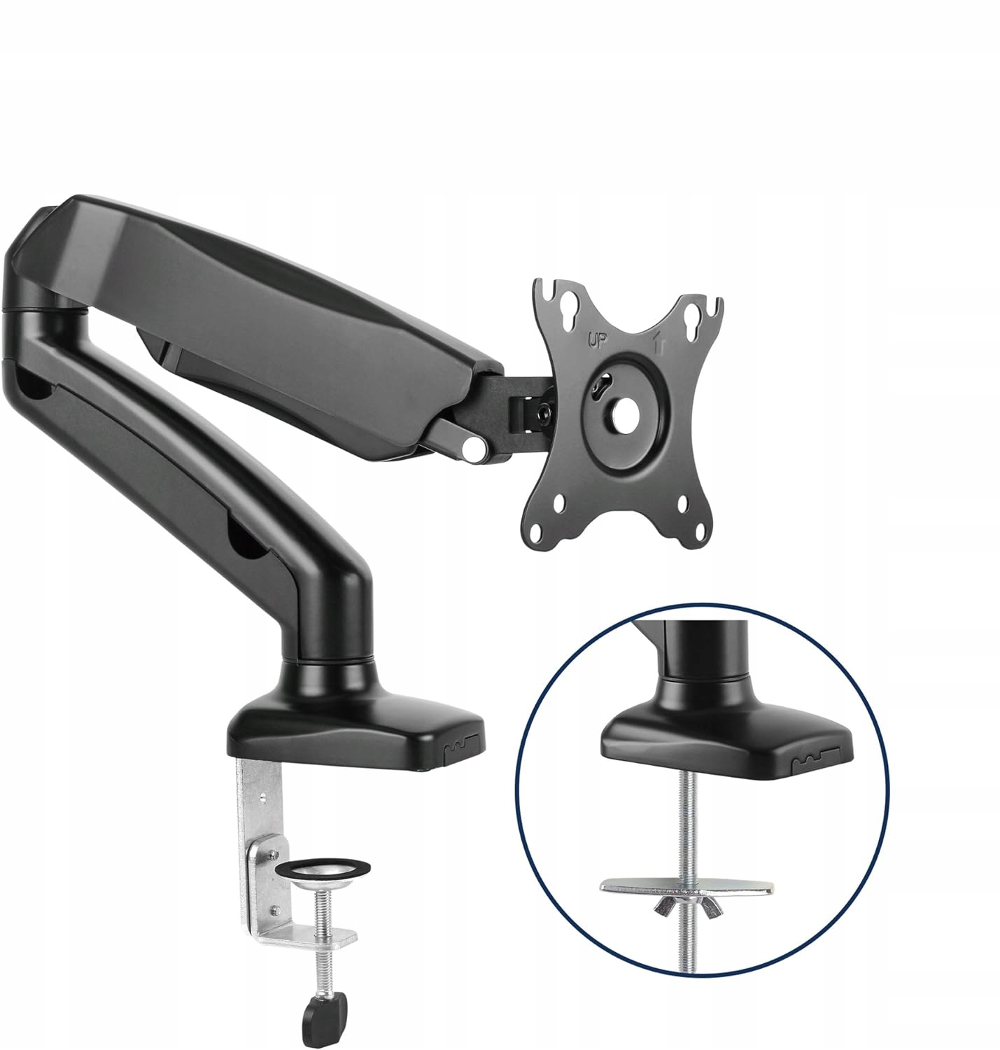 Držák monitoru pro monitory od 13 do 27 palců Nosnost až 6,5 kg.