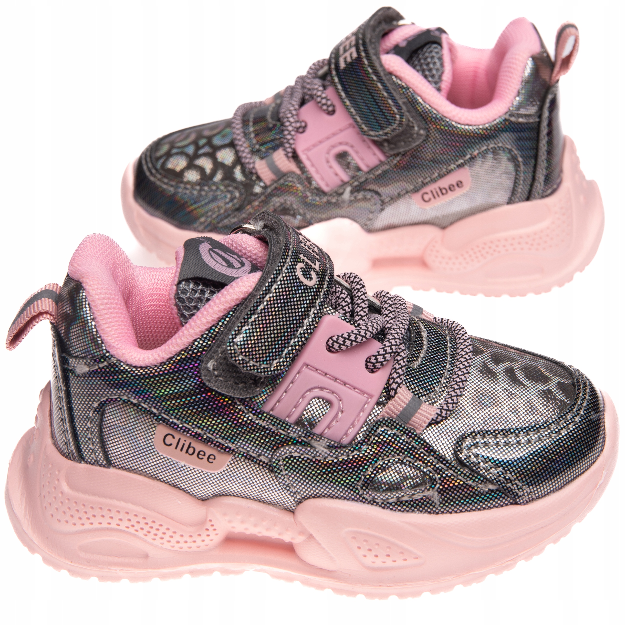 

Clibee Buty Sportowe Gun/pink Dziewczęce Roz 22