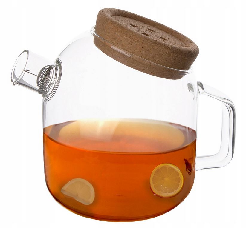 

Szklany Dzbanek Do Lemoniady kompotu 800ml korkiem