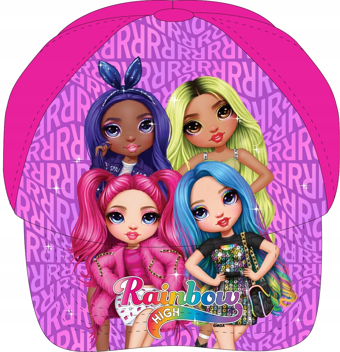 

Czapka Z Daszkiem Rainbow High Lol Dziewczęca Lato