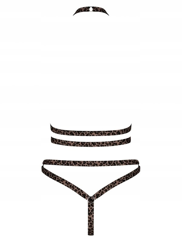 Zmysłowy Komplet Tigrita w Cętki XL/2XL Rozmiar XXL