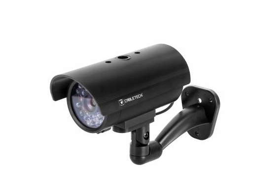 Atrapa kamery tubowej monitoringowej z LED DK-10 Marka Cabletech