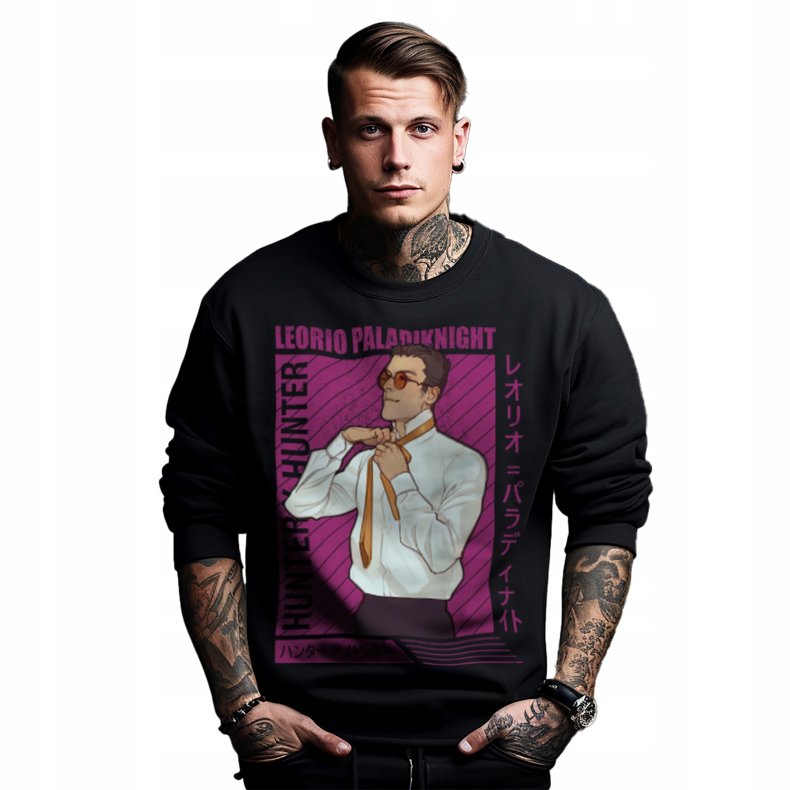 Mikina s potiskem Anime Leorio Paladiknight