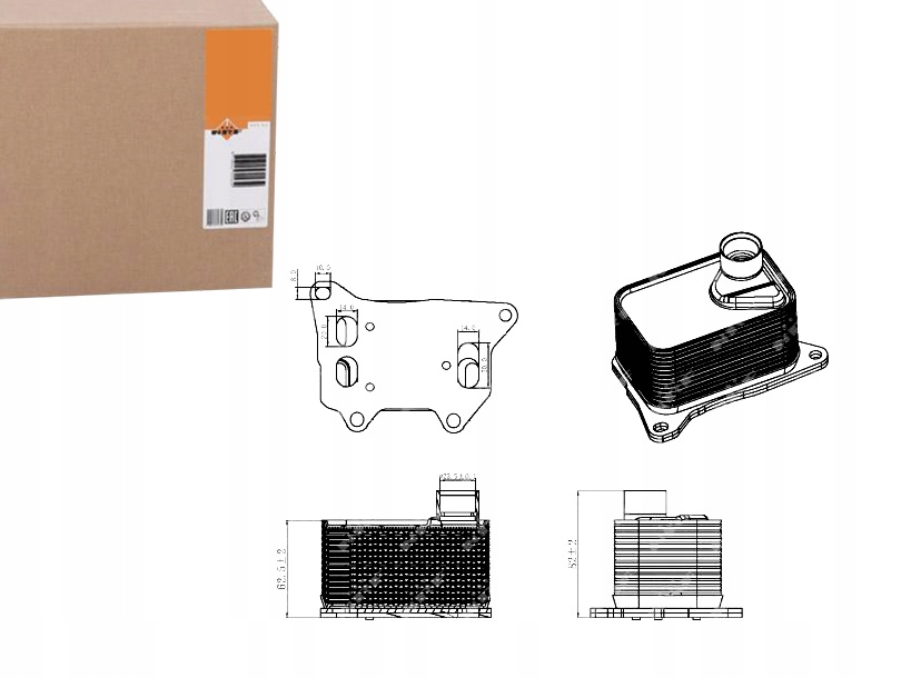 NRF CHŁODNICA OLEJU VW GOLF 2,0 17- NRF