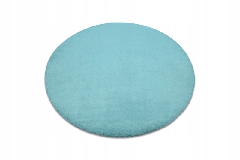 

Dywan Rabbit Shaggy Okrągły Koło 120 cm Aqua Bunny
