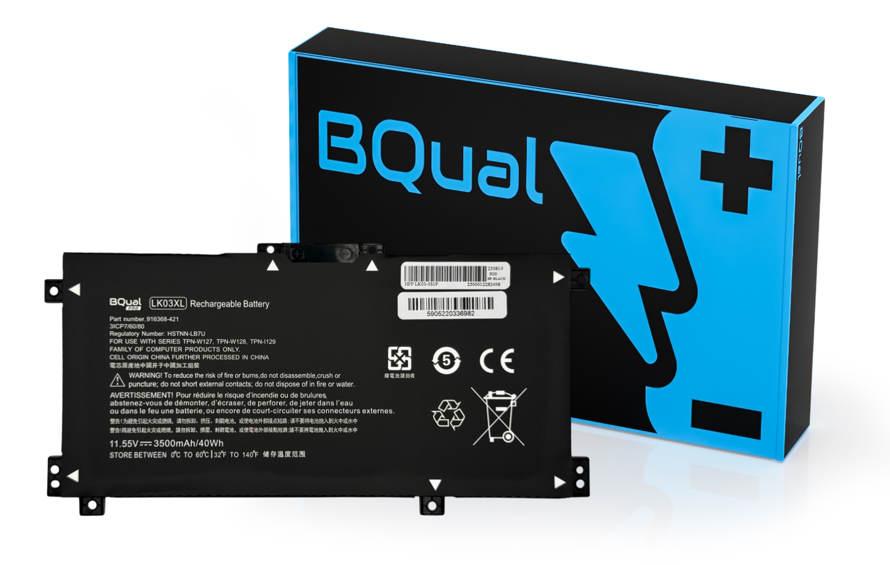 Bateria LK03XL LKO3XL L09049-541 L09281-855 Hp Envy 17-AE 17-BW 15-BP 15-CN