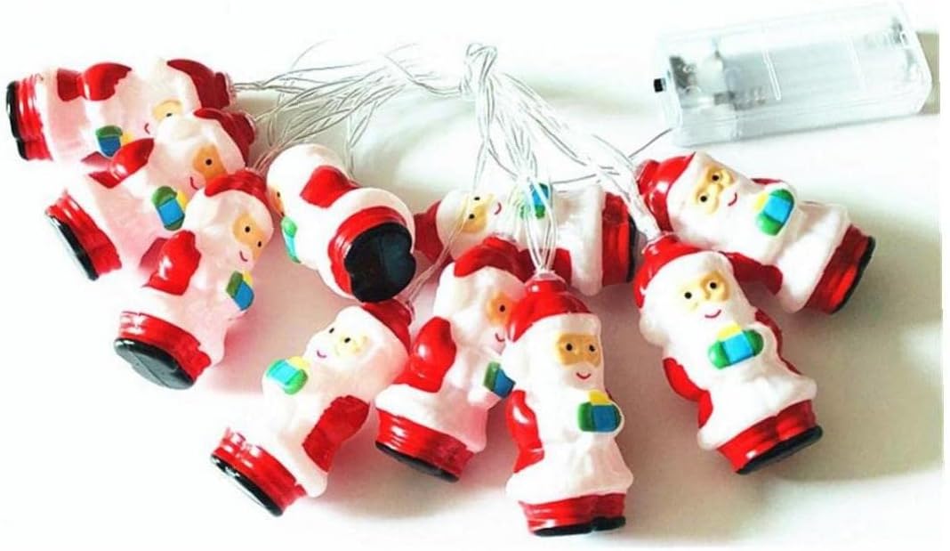 LAMPKI LED KSZTAŁT ŚWIĘTEGO MIKOŁAJA KOLOROWE