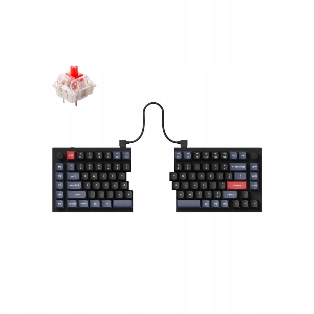 Keychron Q11 Qmk Split Klawiatura Customowa Mechaniczna Gateron Pro Red