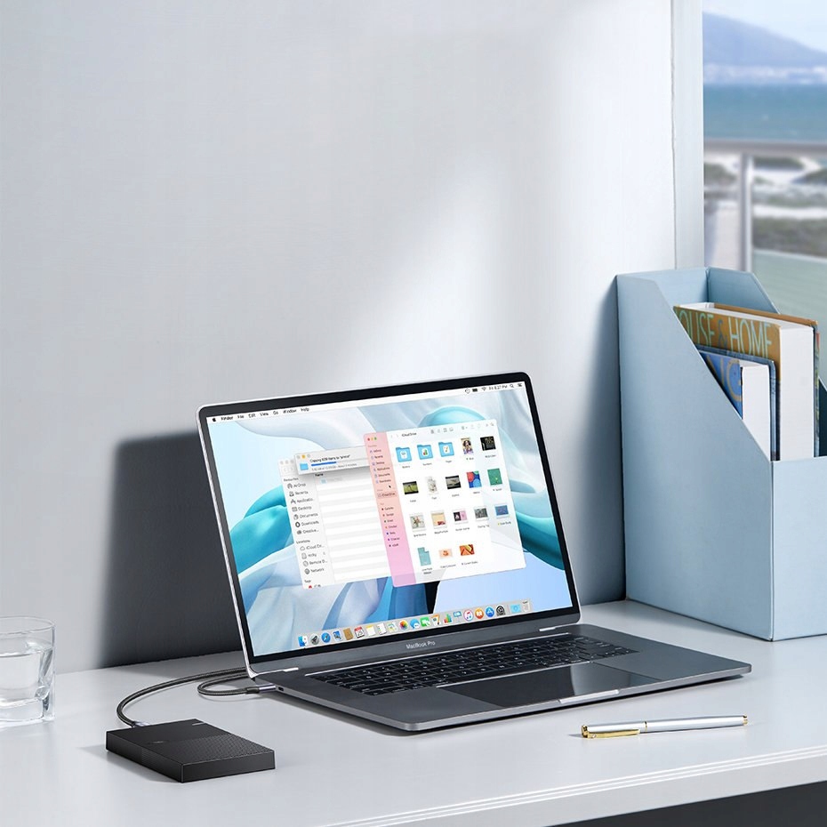 Kabel przewód USB-C - micro USB-B 3.0 3A 0.5m szary Długość kabla 0.5 m