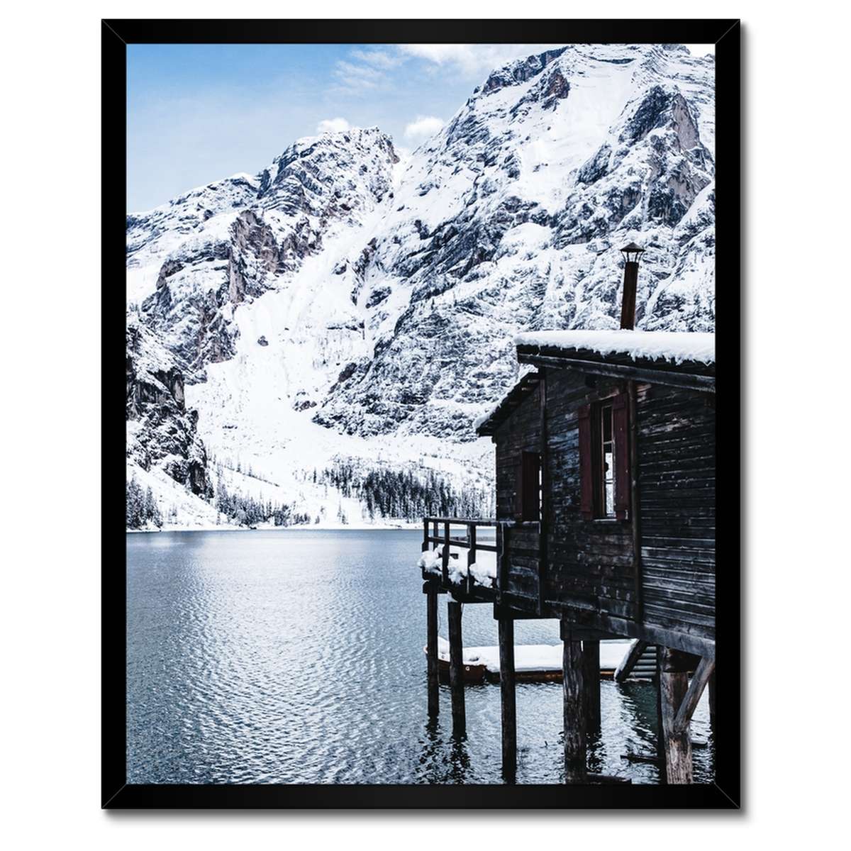 Plakáty v rámu 40x50 Zimní pohled s horami