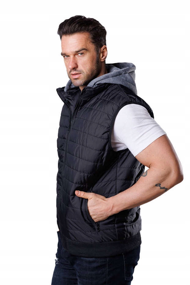 Bunda Bez Rukávů Prošívaný 8M983 Černý M