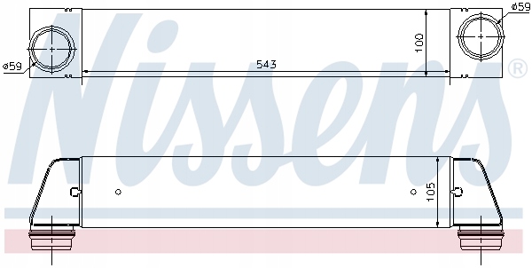 Intercooler NISSENS NIS 96607
