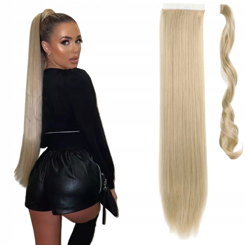 Kucyk doczepiany dopinka kitka blond