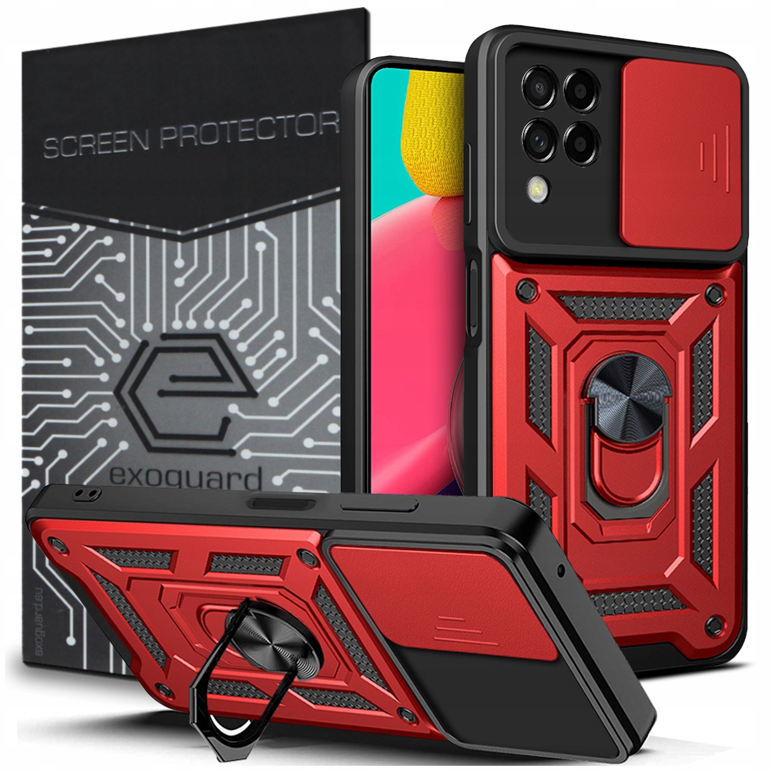 

Etui Pancerne Case+szkło do Samsung Galaxy M33 5G