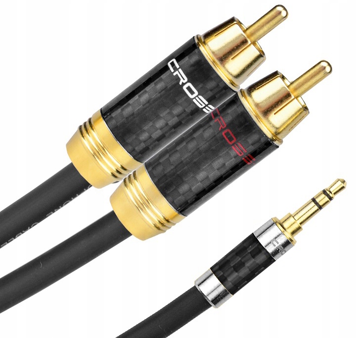 

Kabel przewód 3,5mm Jack stereo- 2x Rca Klotz 5m