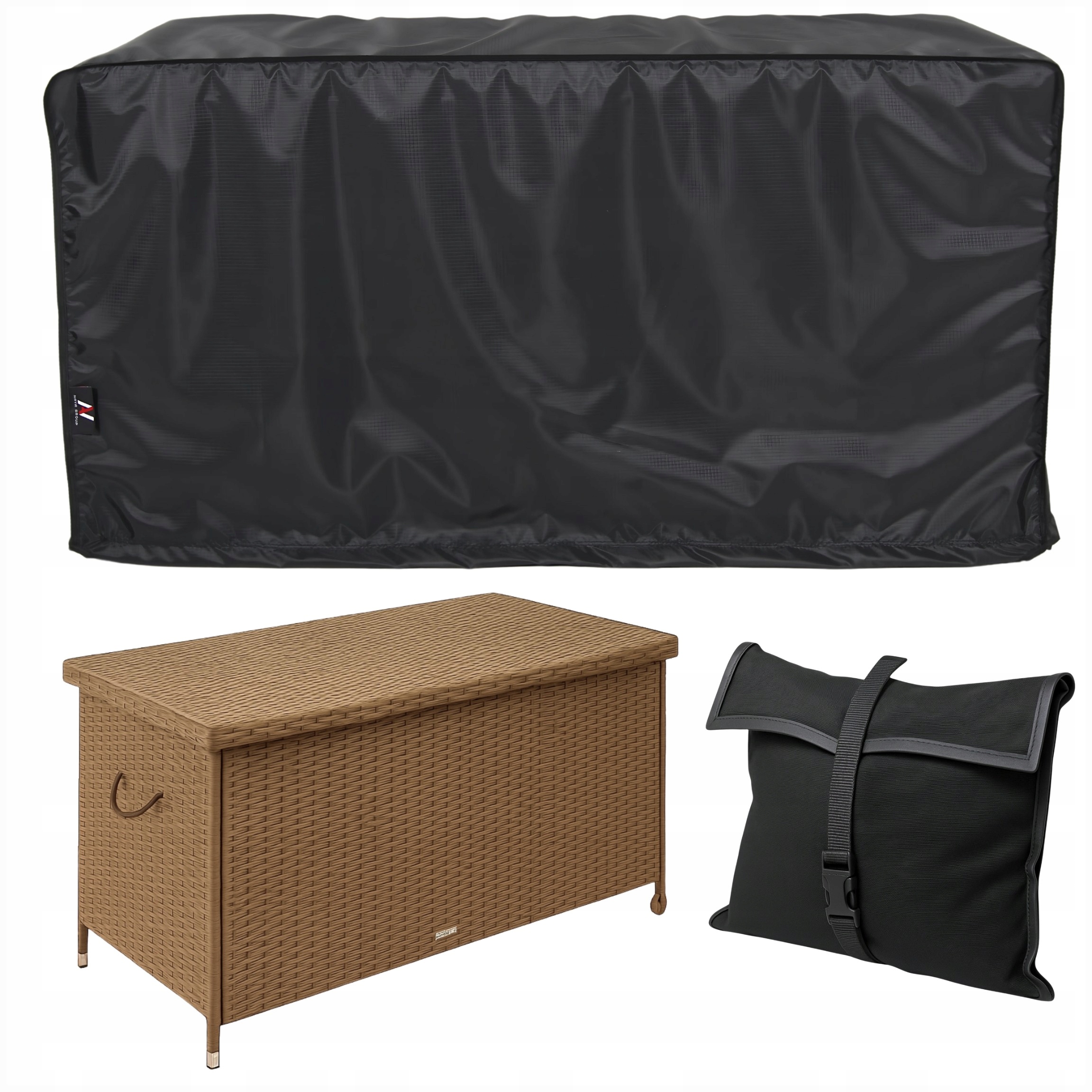 Obal na zahradní stůl Truhla Vodotěsný na míru do 150 cm Silný