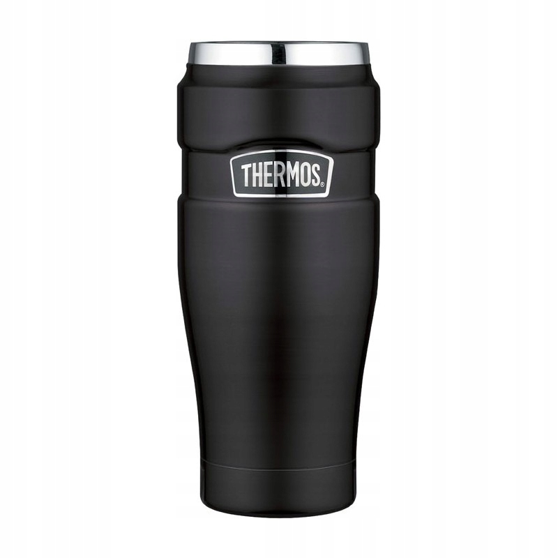 Termohrnek vodotěsný termohrnek Thermos King Travel Černý 470 ml