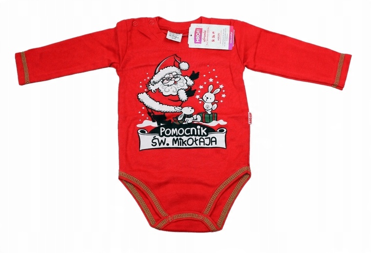 

body Pomocnik Świętego Mikołaja 68 cm 3-6 m-cy