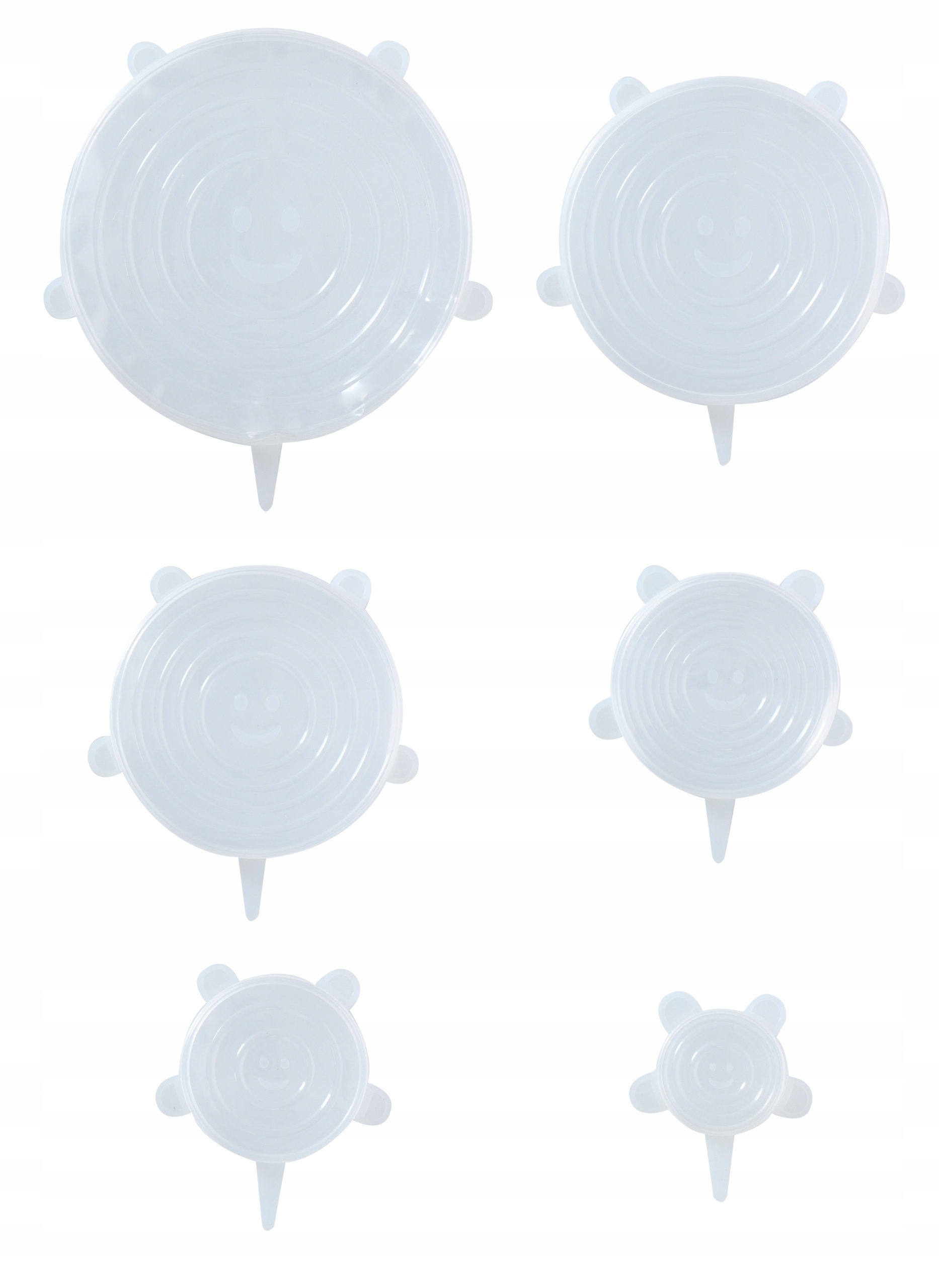 

Komplet Zestaw 6 Pokrywek Silikonowych Alpina 8102