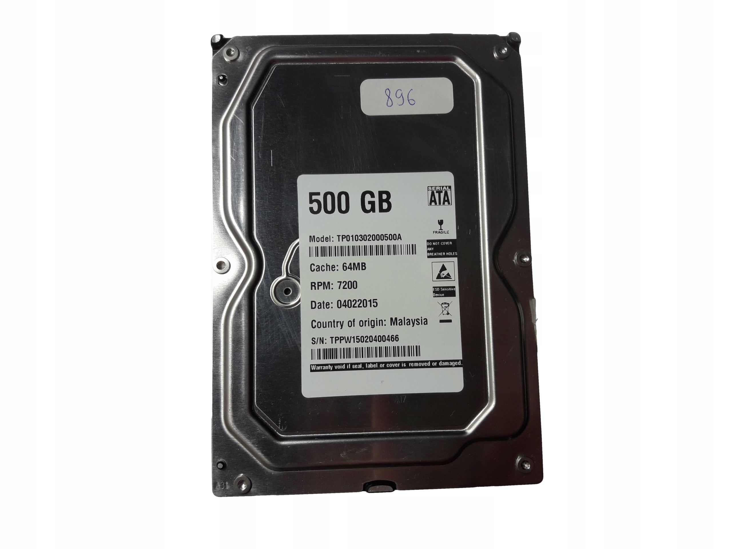 Жесткий диск 500 ГБ SATA TP010302000500A 896