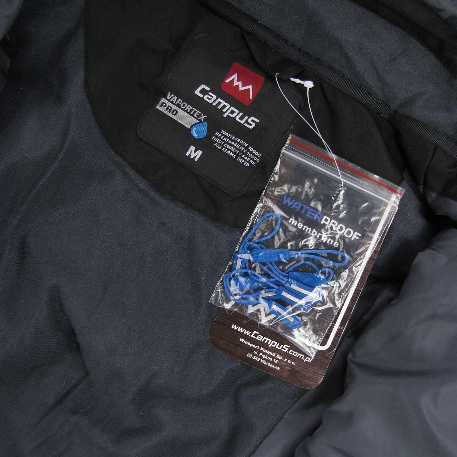 KURTKA NARCIARSKA męska CAMPUS membrana 10000 XXL EAN (GTIN) 5903089408307