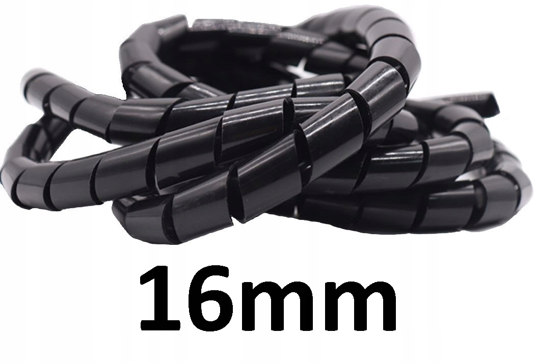 

Spiralna maskownica organizator kabli 16mm 5m