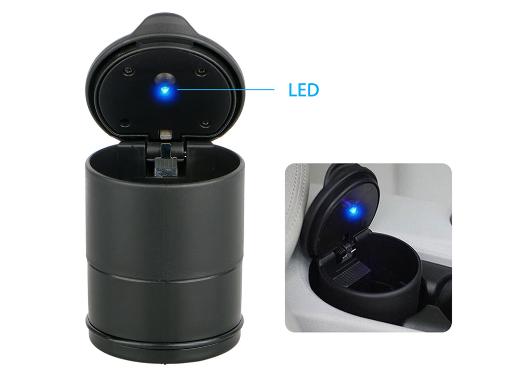 POPIELNICZKA SAMOCHODOWA W MIEJSCU KUBKA LED KOSZ Stan opakowania oryginalne