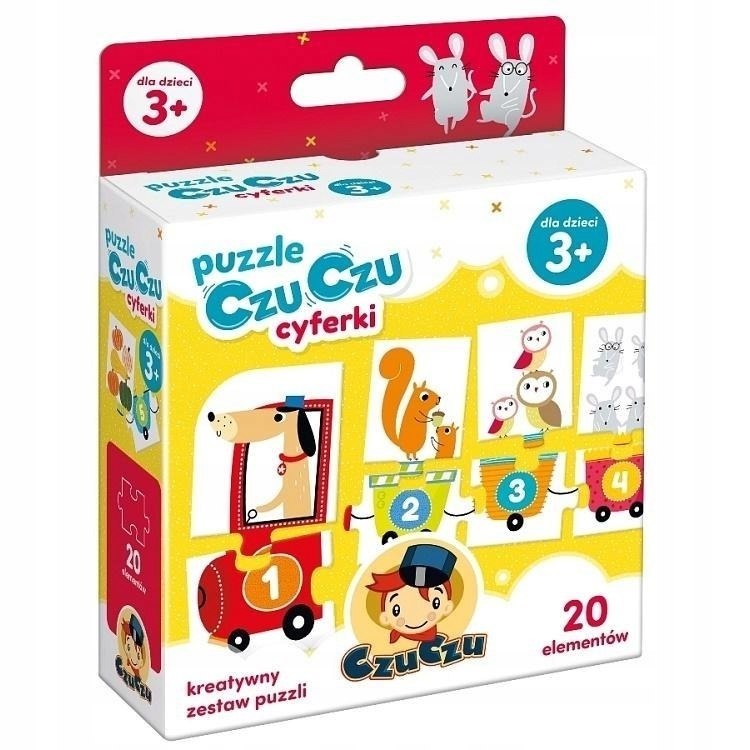

Cyferki Puzzle 20 elementów 3+, Czuczu