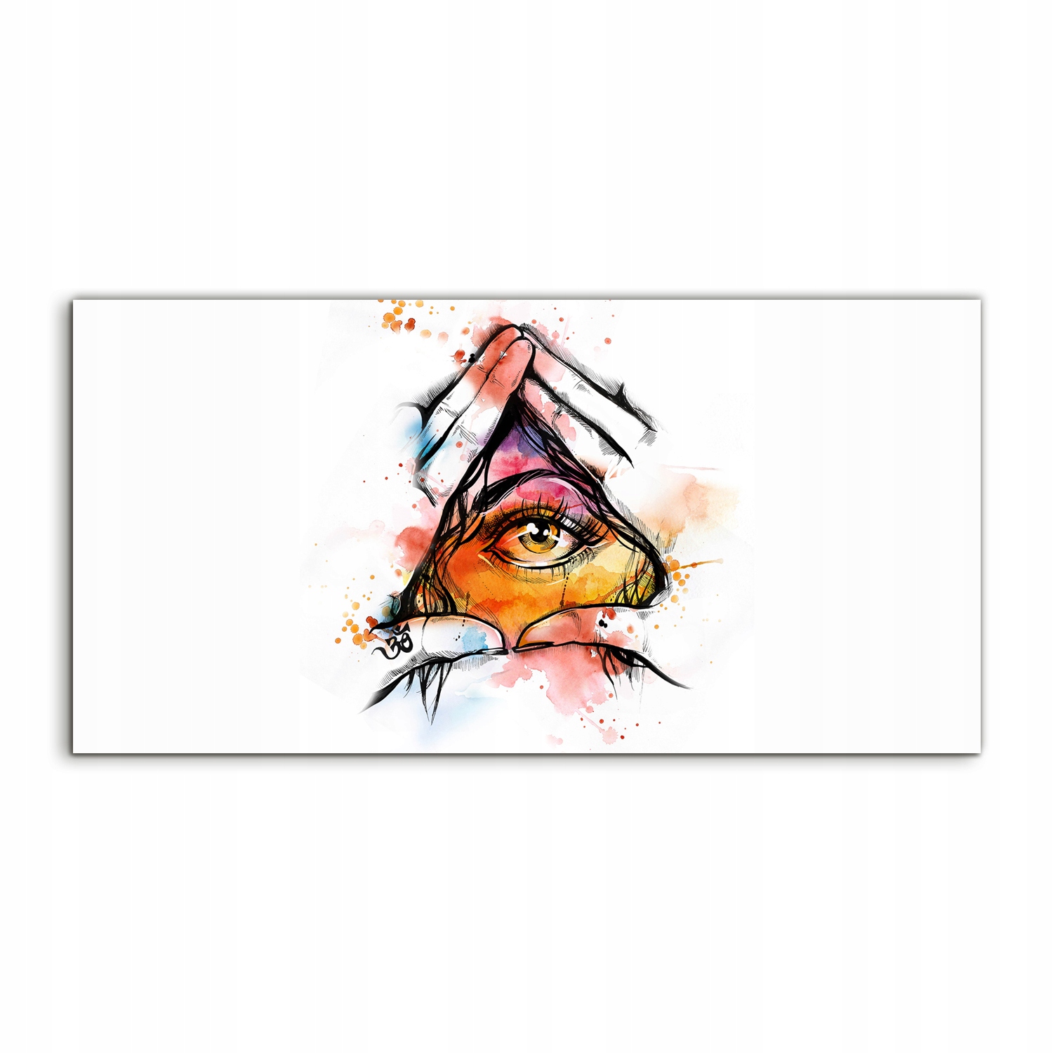 

Fotoobraz akryl 120x60 z grafiką Oko Tatuaż Sztuka