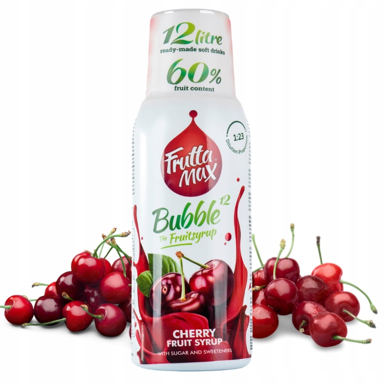 Syrop do wody koncentrat Fruttamax 500 ml WIŚNIA