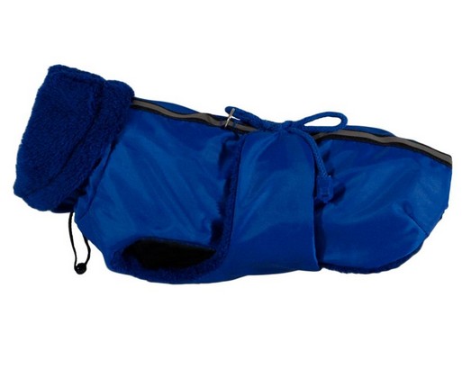 Levně Oblečení Pro Psa Derka Teplá Ochranná Bunda Tmavě Modrá Velikost 0 Silná