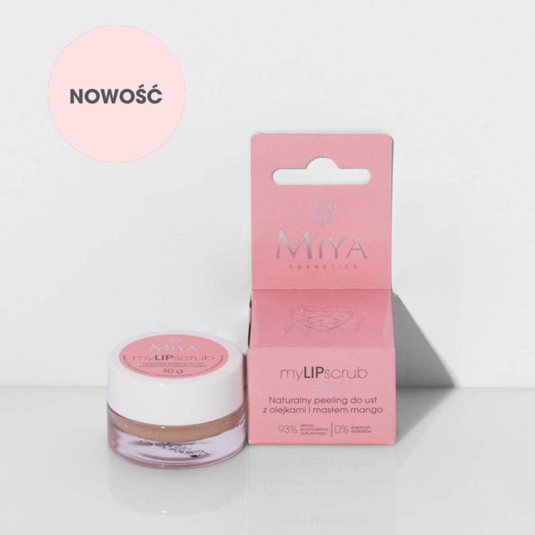 MIYA myLIPscrub peeling do ust z masłem mango Rodzaj peeling