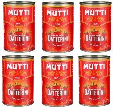 6x 400g Mutti Pomidory Datterini daktylowe