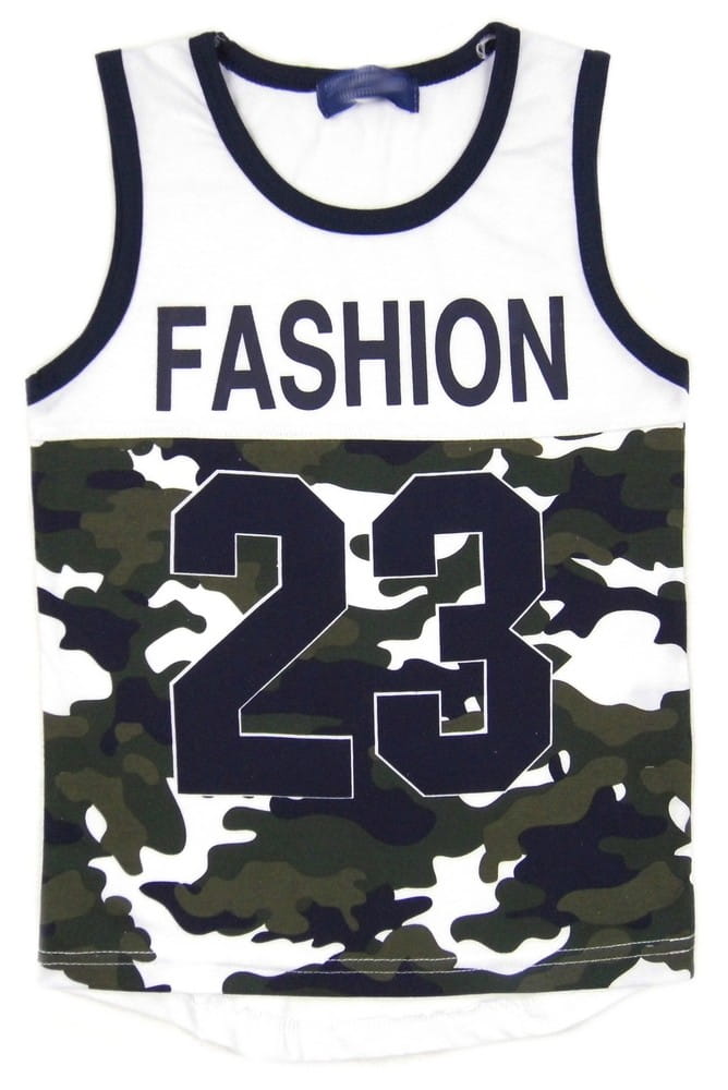 

175 modna koszulka moro *brigade* 8A biała