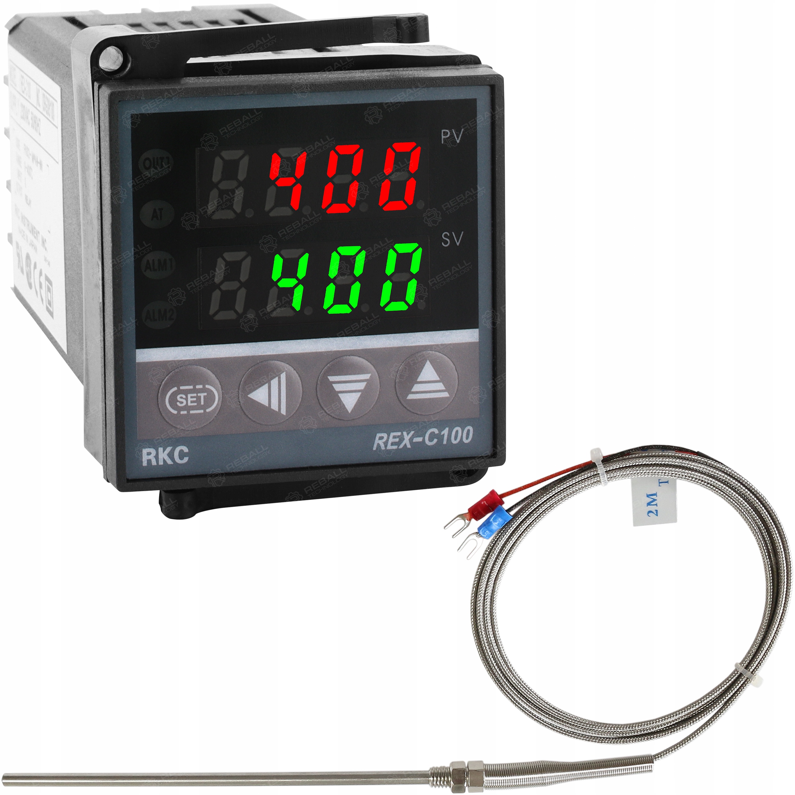 Sada Ovladače Rex C100 230 Senzor Typu K M8