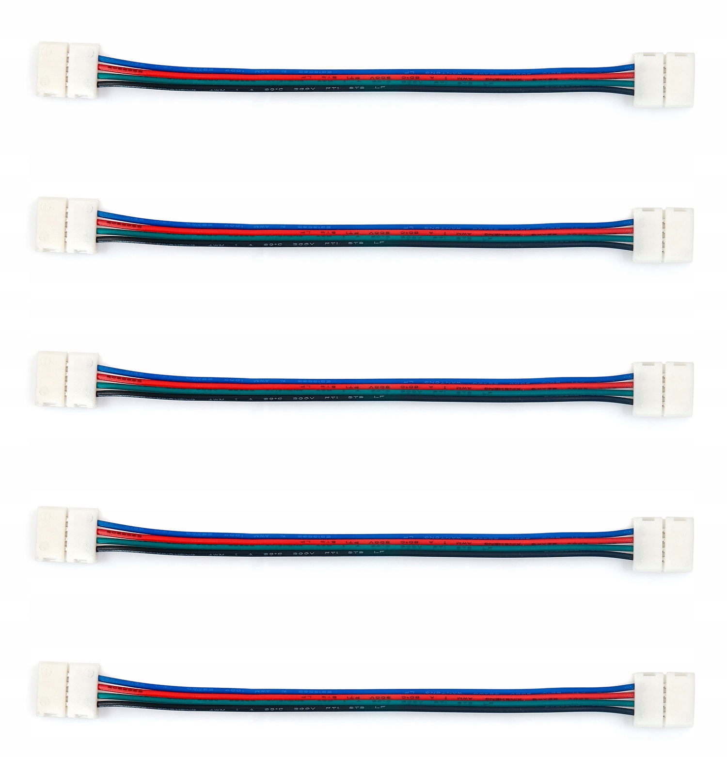 KOMPLET ZŁĄCZKA CN-09 TAŚMA LED 10MM RGB - 5szt