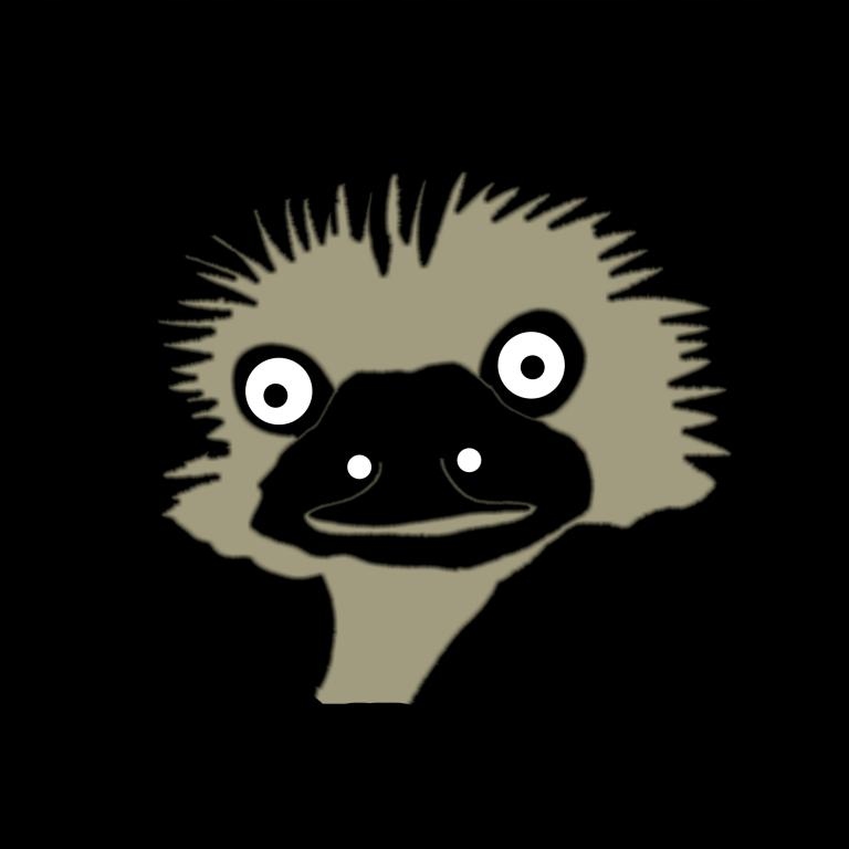 

L Męska Koszulka Struś Strusie Wzory Rozmiary s3b